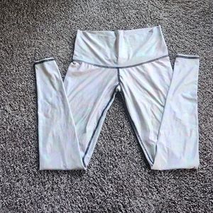 Teeki Iridescent White Yoga Leggings
